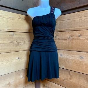 One Shoulder Rouged Free People Dress